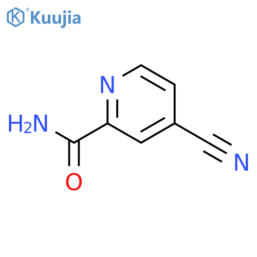 4-cyano-2-Pyridinecarboxamide structure
