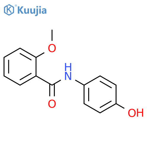N-(4-Hydroxyphenyl)-2-methoxybenzamide structure