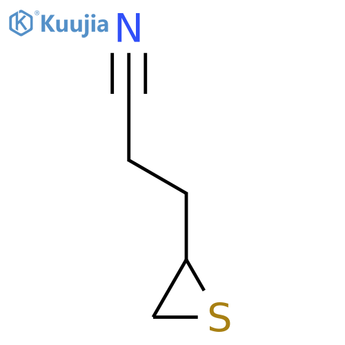 2-Thiiranepropanenitrile structure
