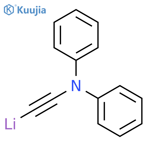 Lithium, [(diphenylamino)ethynyl]- structure