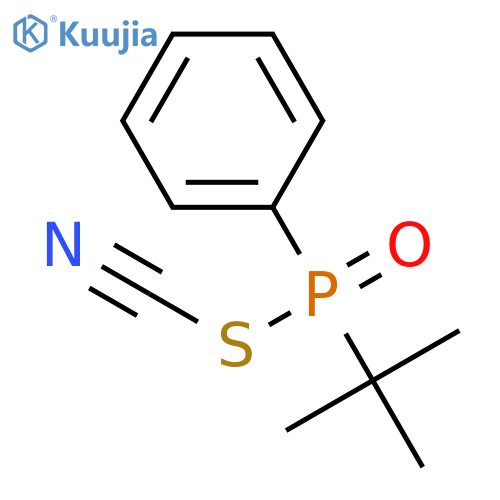 Phosphinic thiocyanate, (1,1-dimethylethyl)phenyl- structure