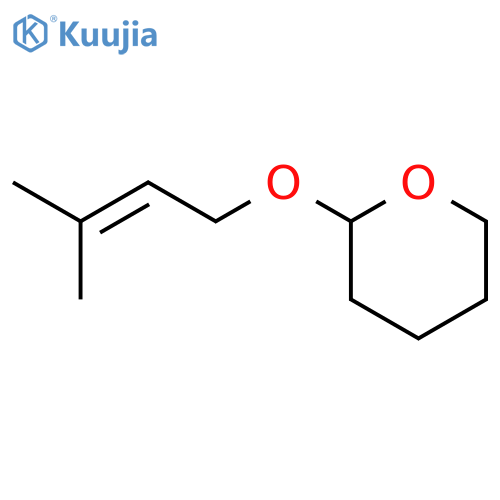 2H-Pyran, tetrahydro-2-[(3-methyl-2-butenyl)oxy]- structure