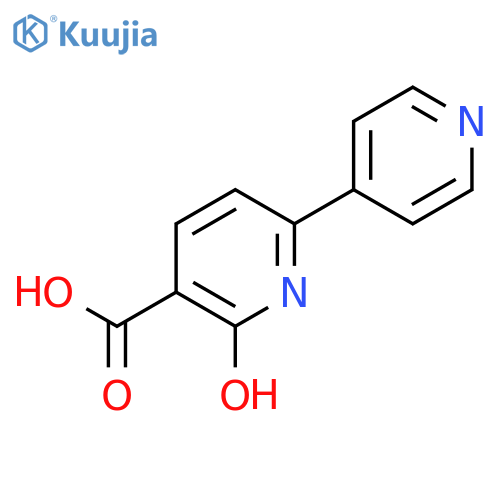 6-Hydroxy-[2,4'-bipyridine]-5-carboxylic acid structure