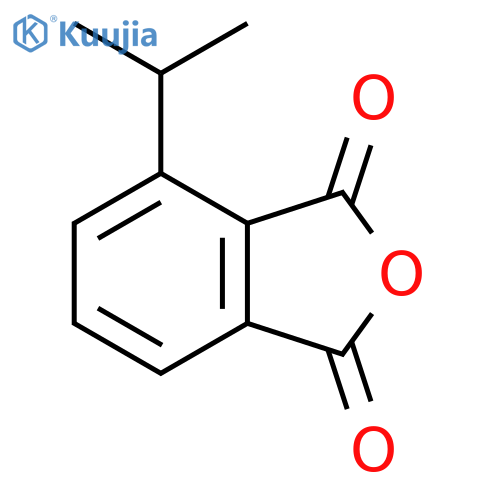 1,3-Isobenzofurandione,4-(1-methylethyl)-(9CI) structure