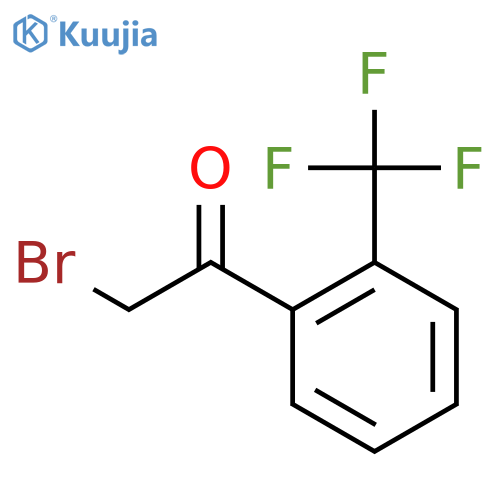 2-(Trifluoromethyl)phenacyl bromide structure