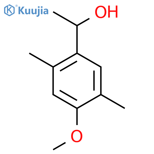1-(4-methoxy-2,5-dimethylphenyl)ethan-1-ol structure