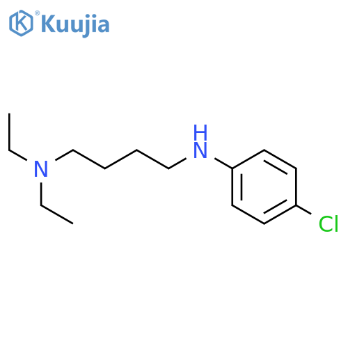 N'-(4-chlorophenyl)-N,N-diethylbutane-1,4-diamine structure