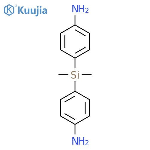 Benzenamine, 4,4'-(dimethylsilylene)bis- structure
