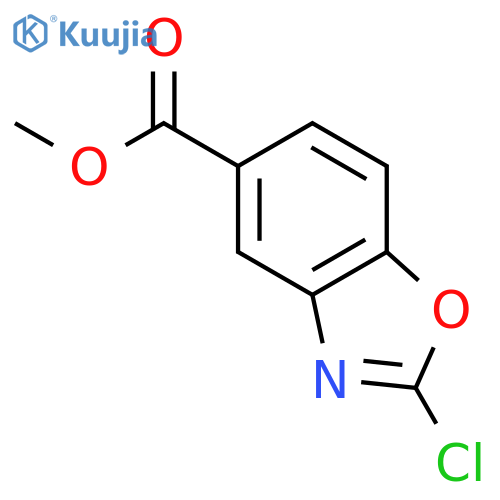 methyl 2-chloro-1,3-benzoxazole-5-carboxylate structure