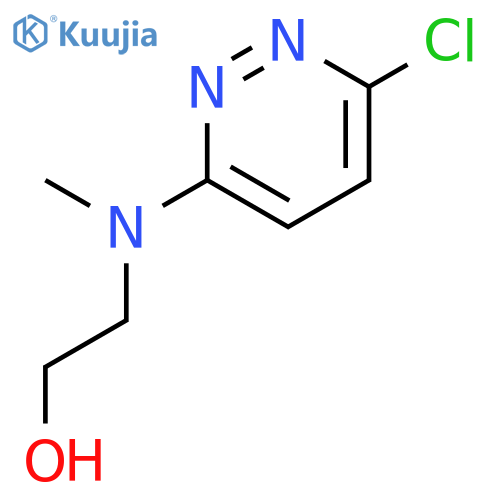 2-(6-chloropyridazin-3-yl)(methyl)aminoethan-1-ol structure