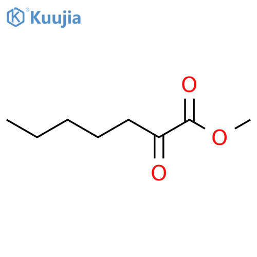 Heptanoic acid, 2-oxo-, methyl ester structure