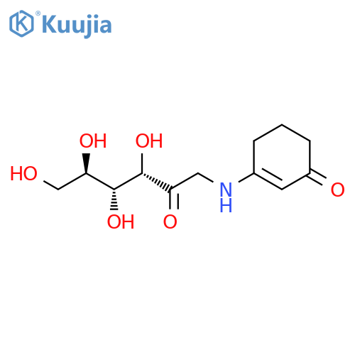 D-Fructose, 1-deoxy-1-[(3-oxo-1-cyclohexen-1-yl)amino]- structure