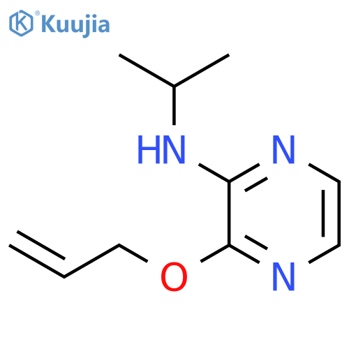 Pyrazinamine, N-(1-methylethyl)-3-(2-propenyloxy)- structure