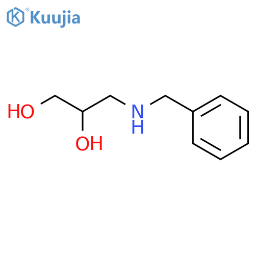3-(benzylamino)propane-1,2-diol structure