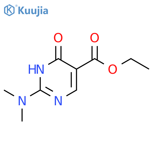 Ethyl 2-(dimethylamino)-6-oxo-1h-pyrimidine-5-carboxylate structure