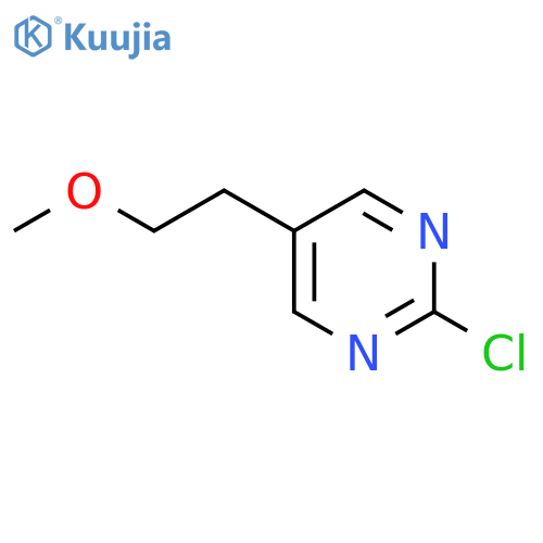 Pyrimidine, 2-chloro-5-(2-methoxyethyl)- structure