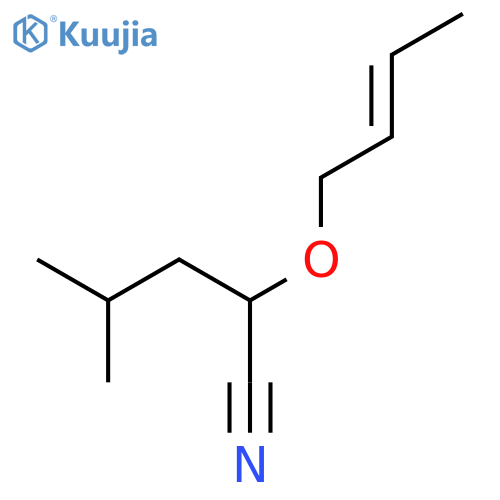 Pentanenitrile, 2-(2-butenyloxy)-4-methyl- structure