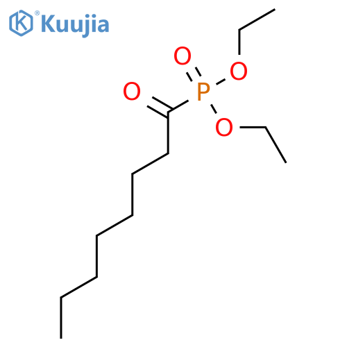 1-diethoxyphosphoryloctan-1-one structure