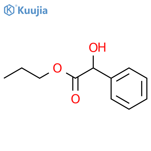 Propyl 2-hydroxy-2-phenylacetate structure