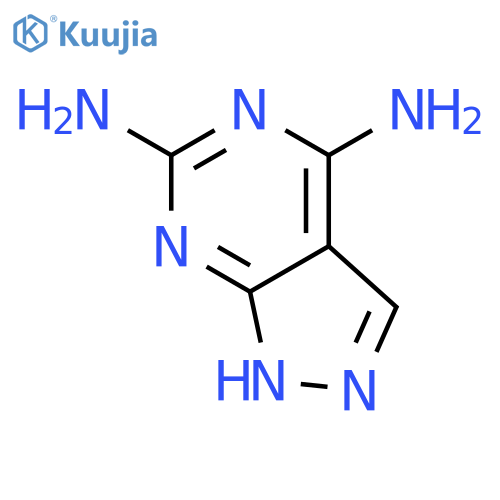 1H-pyrazolo3,4-dpyrimidine-4,6-diamine structure