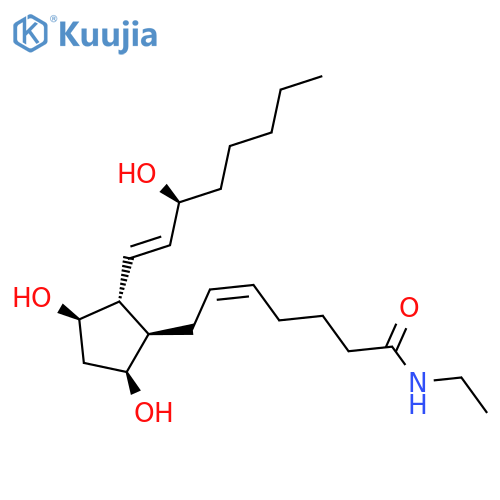 Prosta-5,13-dien-1-amide,N-ethyl-9,11,15-trihydroxy-, (5Z,9a,11a,13E,15S)- (9CI) structure