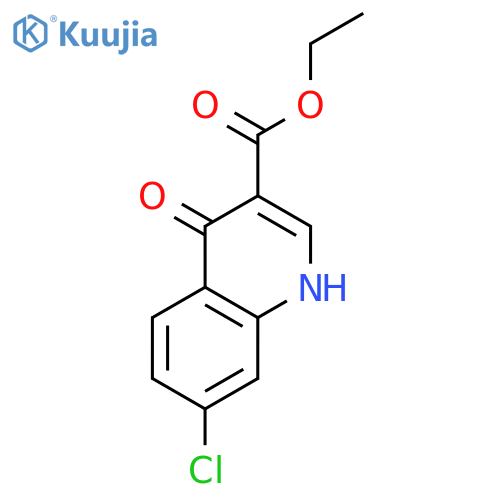 3-QUINOLINECARBOXYLIC ACID, 7-CHLORO-1,4-DIHYDRO-4-OXO-, ETHYL ESTER structure