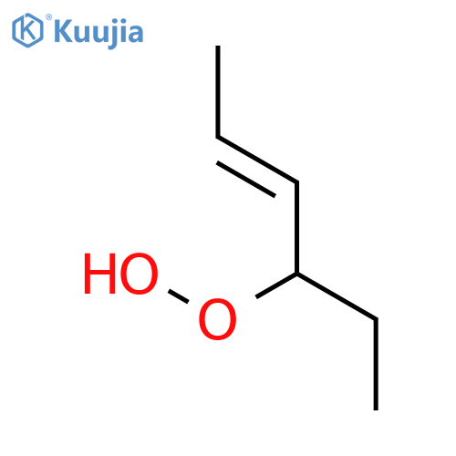 HYDROPEROXIDE, 1-ETHYL-2-BUTENYL structure