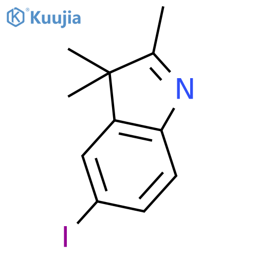 3H-INDOLE, 5-IODO-2,3,3-TRIMETHYL- structure