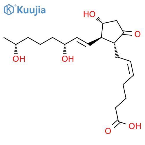 15(r)-19(r)-hydroxy prostaglandin e2 structure