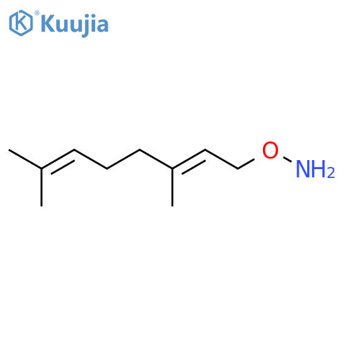 HYDROXYLAMINE, O-(3,7-DIMETHYL-2,6-OCTADIENYL)- structure