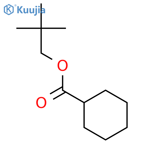 CYCLOHEXANECARBOXYLIC ACID, 2,2-DIMETHYLPROPYL ESTER structure