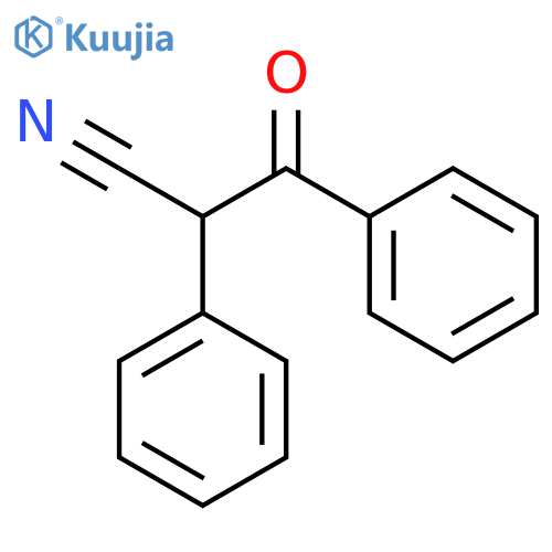 3-oxo-2,3-diphenylpropanenitrile structure