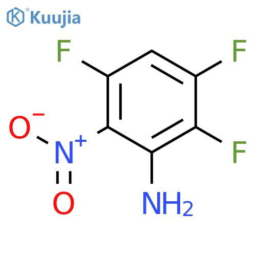 2,3,5-Trifluoro-6-nitroaniline structure