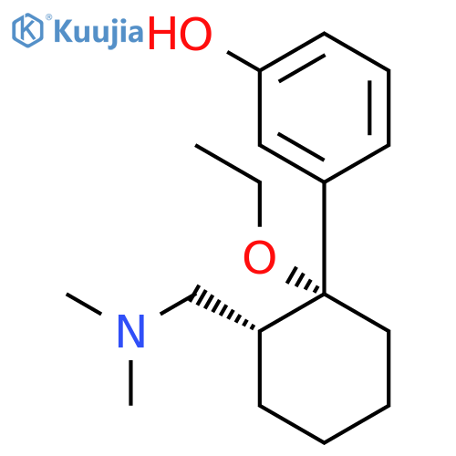 Phenol, 3-[(1R,2R)-2-[(dimethylamino)methyl]-1-ethoxycyclohexyl]-, rel- structure