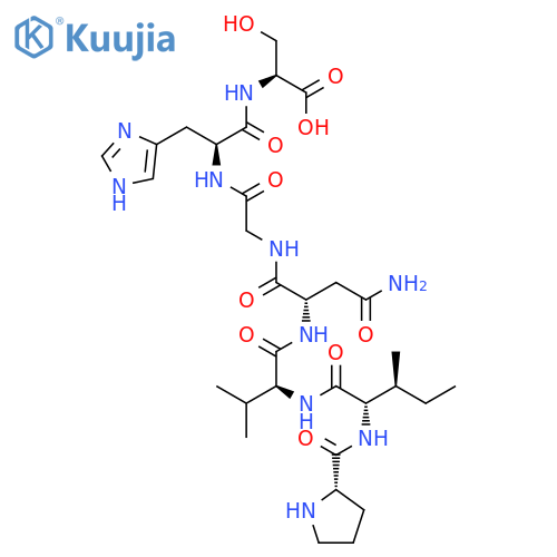 L-Serine, L-prolyl-L-isoleucyl-L-valyl-L-asparaginylglycyl-L-histidyl- structure