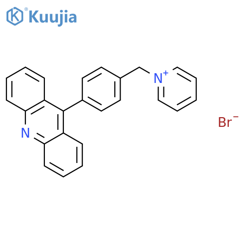 PYRIDINIUM, 1-[[4-(9-ACRIDINYL)PHENYL]METHYL]-, BROMIDE structure