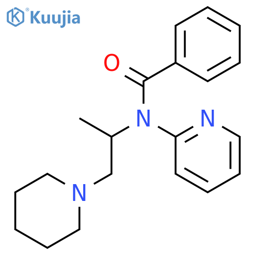 N-[1-(piperidin-1-yl)propan-2-yl]-N-(pyridin-2-yl)benzamide structure