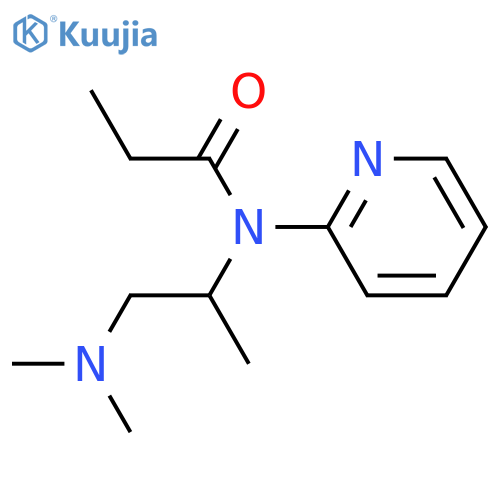 N-[2-(dimethylamino)-1-methylethyl]-N-pyridin-2-ylpropanamide structure