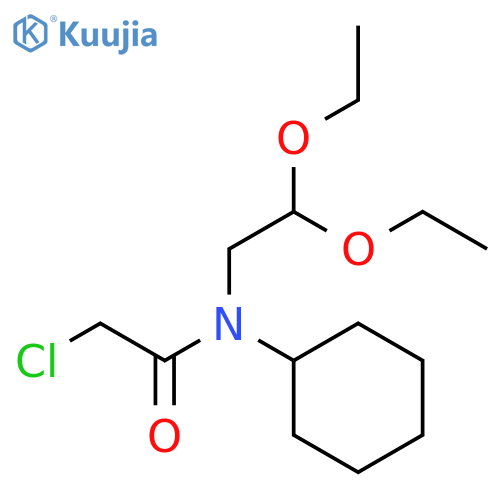 Acetamide, 2-chloro-N-cyclohexyl-N-(2,2-diethoxyethyl)- structure