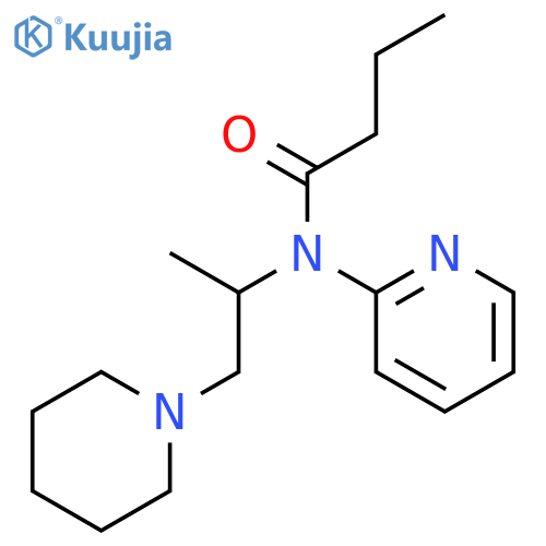 N-[1-(piperidin-1-yl)propan-2-yl]-N-(pyridin-2-yl)butanamide structure