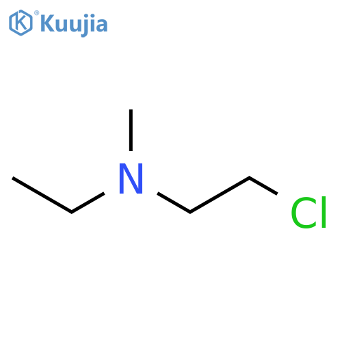 (2-chloroethyl)(ethyl)methylamine structure