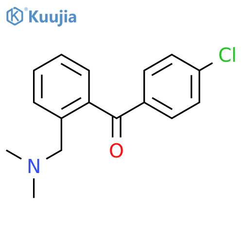 Methanone, (4-chlorophenyl)[2-[(dimethylamino)methyl]phenyl]- structure