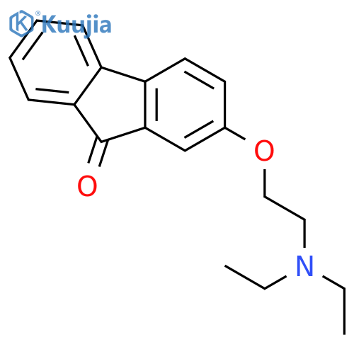 9H-Fluoren-9-one, 2-[2-(diethylamino)ethoxy]- structure