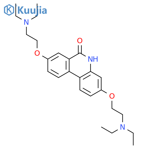 6(5H)-PHENANTHRIDINONE, 3,8-BIS[2-(DIETHYLAMINO)ETHOXY]- structure
