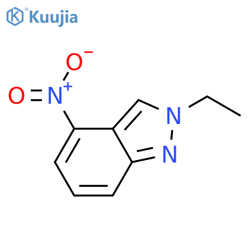 2H-INDAZOLE, 2-ETHYL-4-NITRO- structure