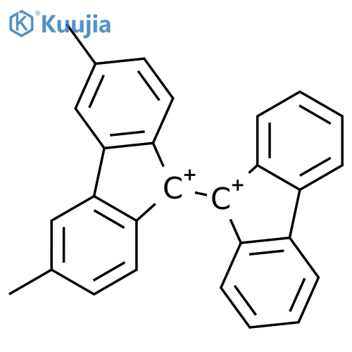 [9,9'-Bi-9H-fluorene]-9,9'-diylium, 3,6-dimethyl- structure