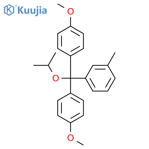 BENZENE, 1-[BIS(4-METHOXYPHENYL)(1-METHYLETHOXY)METHYL]-3-METHYL- structure