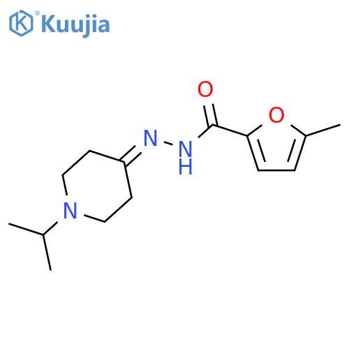 <br>5-Methyl-furan-2-carboxylic acid (1-isopropyl-piperidin-4-ylidene)-hydrazid e structure