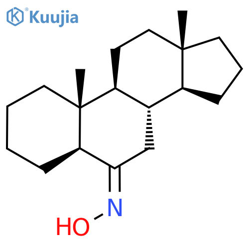 (NZ)-N-[(5S,8S,9S,10R,13S,14S)-10,13-dimethyl-1,2,3,4,5,7,8,9,11,12,14,15,16,17-tetradecahydrocyclopenta[a]phenanthren-6-ylidene]hydroxylamine structure