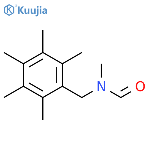 Formamide, N-methyl-N-[(pentamethylphenyl)methyl]- structure